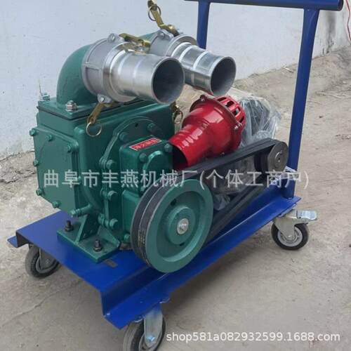 4寸小型家用抽粪泵手推车电机抽粪机污水库排污泵
