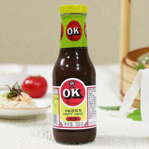 2瓶装 胜牌ok汁酸甜调味酱335g汁炸鸡蘸酱调味甜酱包装