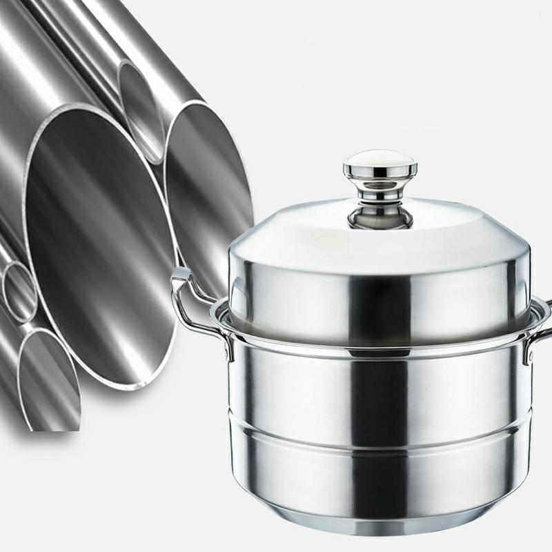 201加厚不锈钢大蒸锅三层双层汤蒸锅28-40cm厨具厂家直销