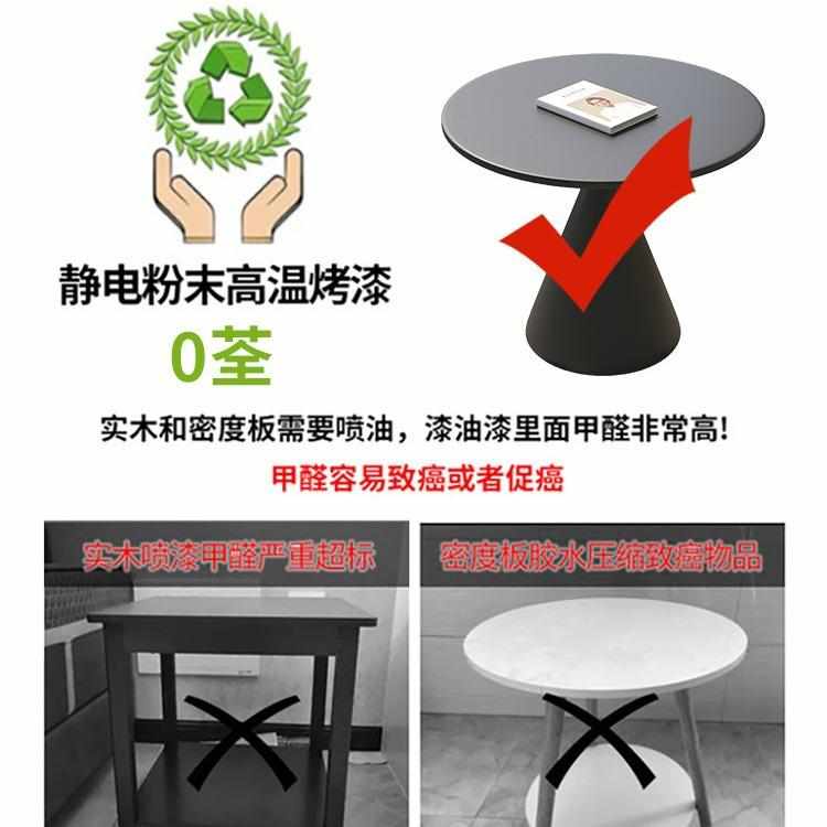 床头柜小型卧室床边柜简约现代床头桌子客厅沙发边几黑色整装