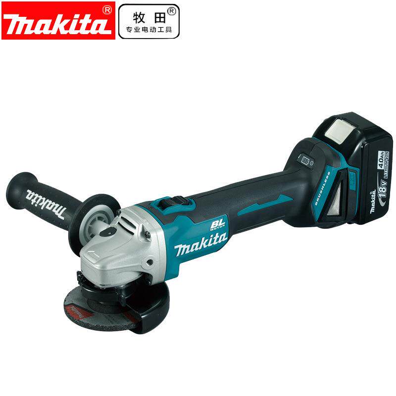 牧田 牧田18V锂电充电角磨机无刷角向磨光机100mm电动工具