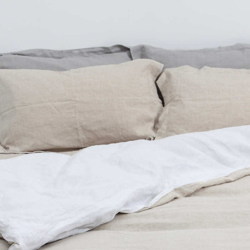 四季纯亚麻四件套布料290cm宽幅水洗亚麻面料linen bedding