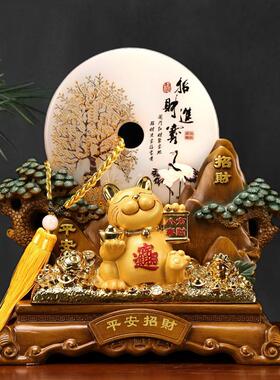 新中式平家居客厅装饰品迁金蟾纳财安件扣摆店铺开张ZXY乔搬新家