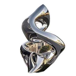 不锈钢景观树雕塑定制户外景区商业街售楼处金属艺术造型镜面装 饰