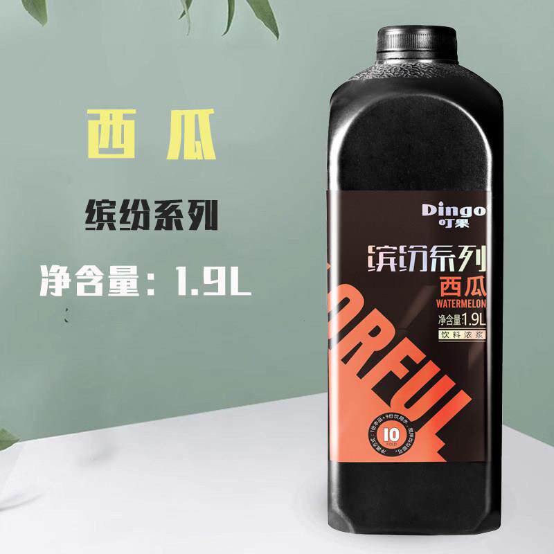叮果缤纷系列西瓜汁浓缩汁冲调饮品果汁果酱奶茶鸡排商用冷饮商用