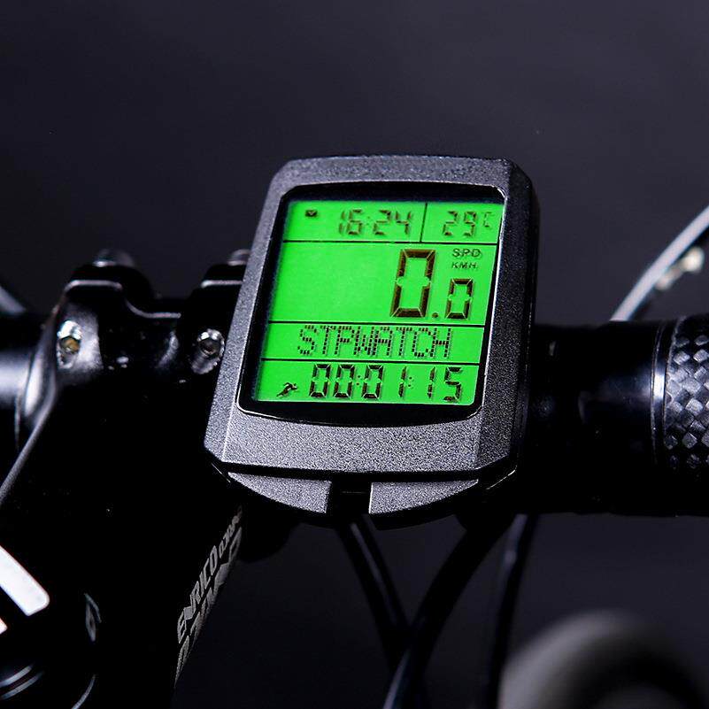 INBIKE五国语言自行车码表 中性夜光自行车里程表 骑行测速器