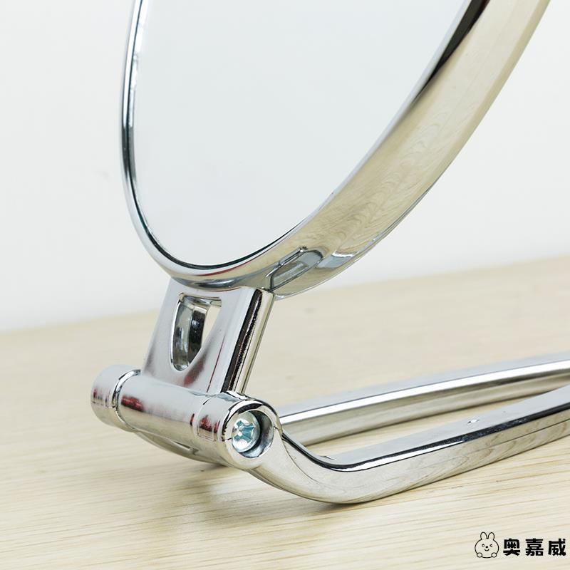 化妆镜放大高清镜子30倍去黑头双面可毛孔的20倍便携简约化妆镜子