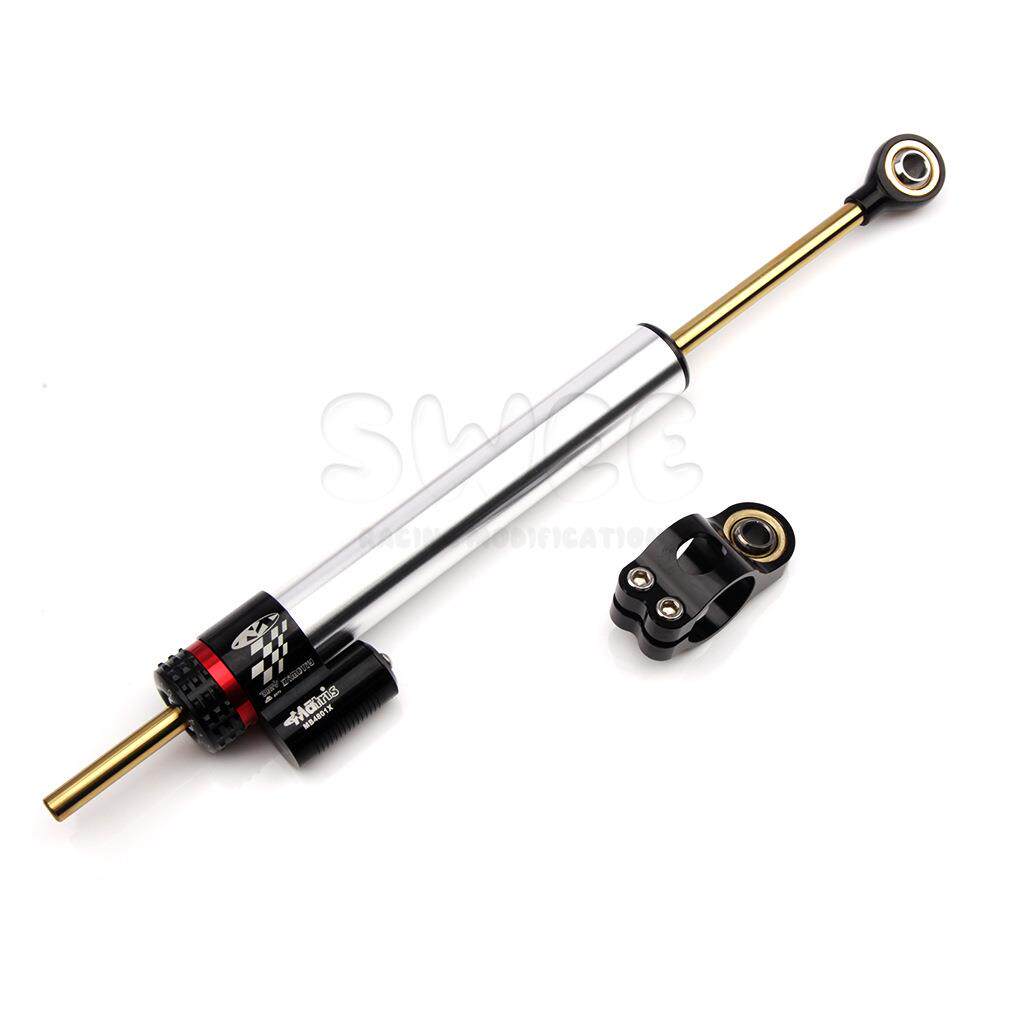 摩托车通用加长改装钛尺方向阻尼器平衡杆减震转向阻尼器可调节