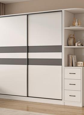 衣柜ZG-72167易家卧室现代简约推拉门储物衣柜出租房简大橱小户型