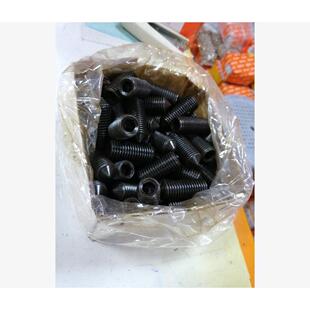 45H发黑内六角锥端紧定螺钉DIN914美制M1 1锥端紧定