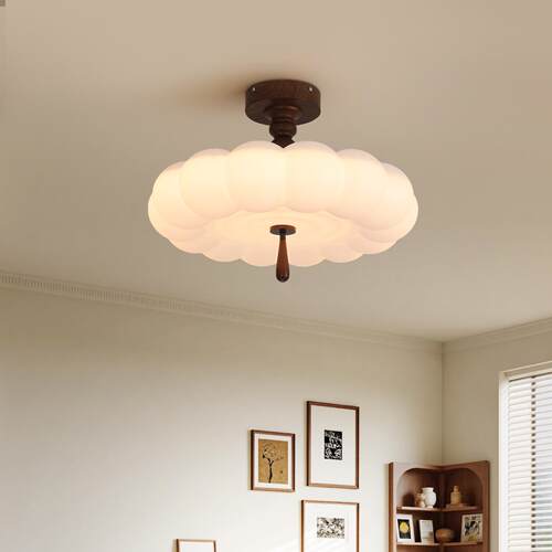 顾家卧室吸顶灯法式中古风餐厅房间灯全光谱护眼儿童房吸顶灯357L