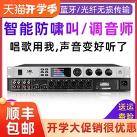 Glen ralston/格倫士頓專業(yè)數(shù)字ktv前級效果器藍(lán)牙防嘯叫家用演出
