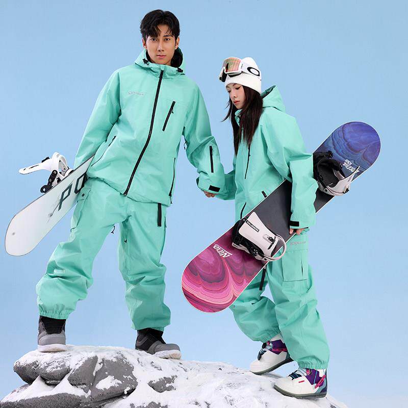 XXXsnow加棉单板滑雪服套装男女双板雪服3L防水压胶滑雪外套情侣