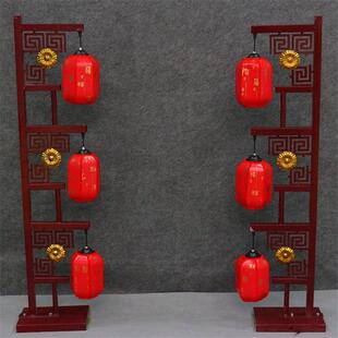 婚庆具新中式三联笼婚礼道汉唐路CD333209灯引宫铁艺屏灯风中国风