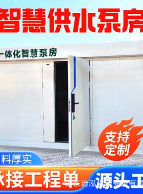 农村自来水预制泵站 自来水中途加压泵站智能变频