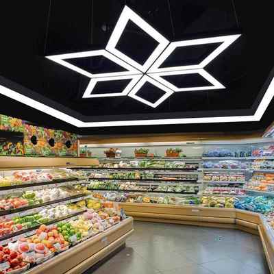 形吊造灯灯led型灯菱创意异形办公室健ADB身房网咖商场店铺工业风