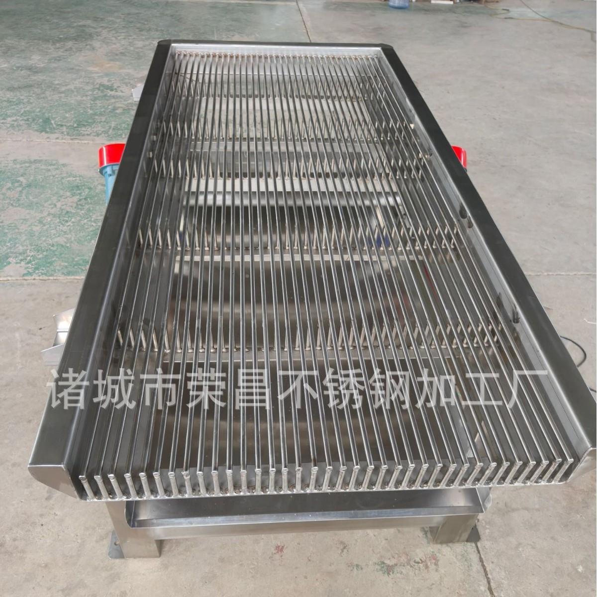 不锈钢震动沥水筛工业双层分选机粮食麻辣鸭脖小龙虾筛分机