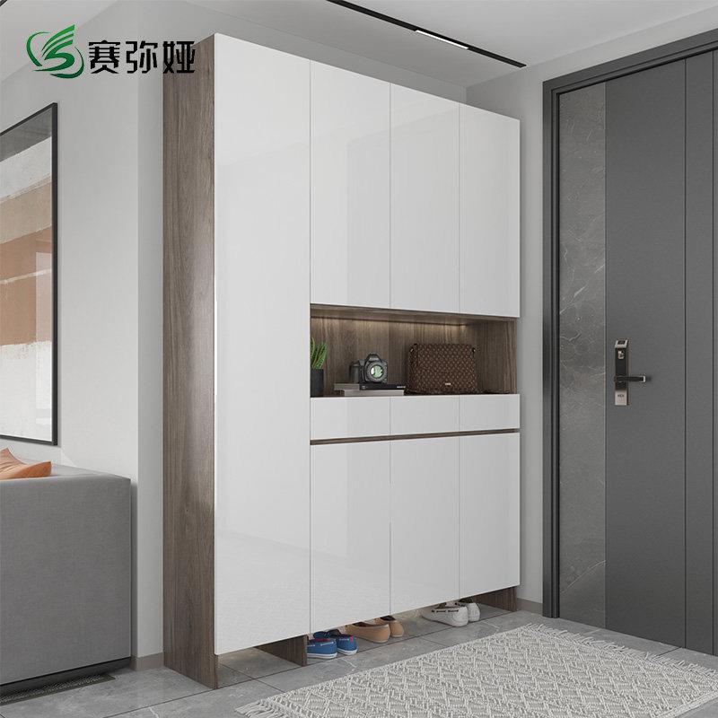 多功能进门厅柜烤漆玄关柜鞋柜一体客厅简约现代屏风隔断装饰柜