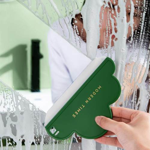 迷你台面刮水板小刮水器浴室擦玻璃硅胶清洁地刮云朵刮水器