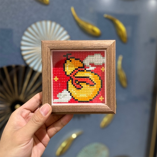 满钻石画2025新款 真玻璃 福禄小葫芦新手DIY钻石贴十字绣摆台钻石