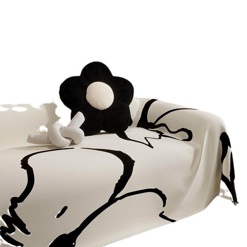 沙发盖布高级感四季通用防猫抓防滑全包盖巾美式复古可铺可盖垫布