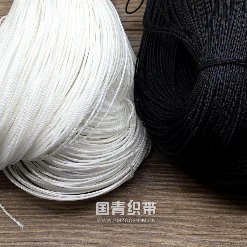 量大价优彩色0.7m涤纶空芯细绳挂牌绳子服饰I5426DY自动打m结机用