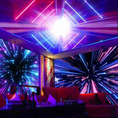 ktv吊顶天花仿闪光自粘墙壁贴纸酒吧歌厅包厢大幅海报背景装饰画