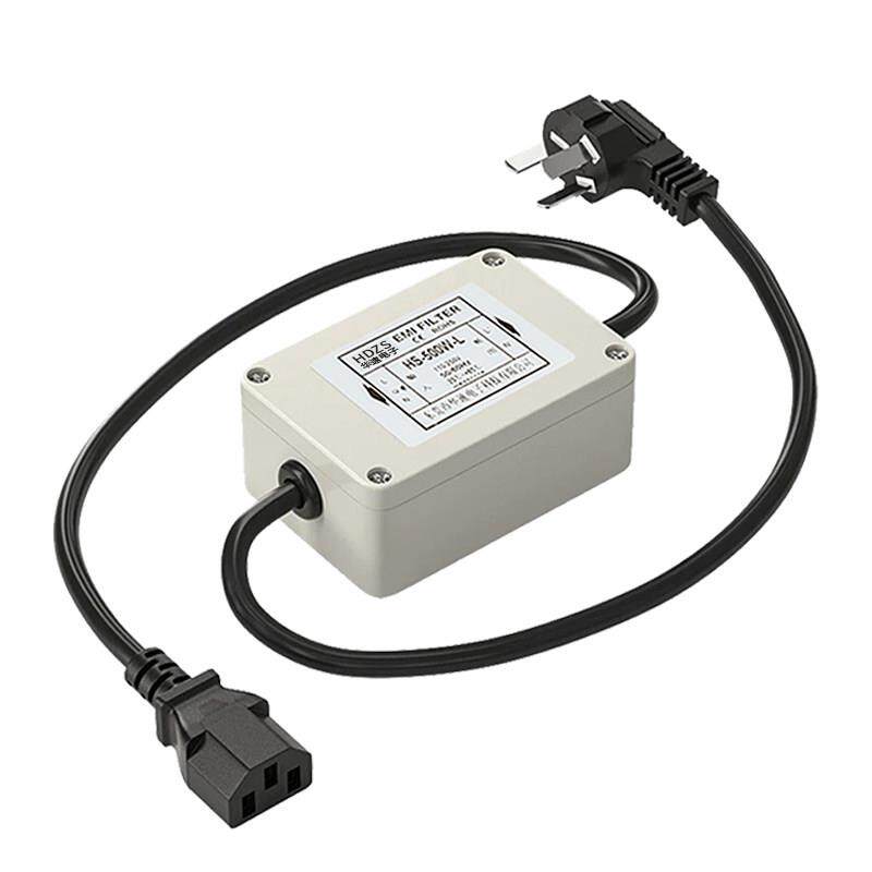 单相插头半电源滤波器220V抗干扰计算机音频音频电磁干扰净化用电