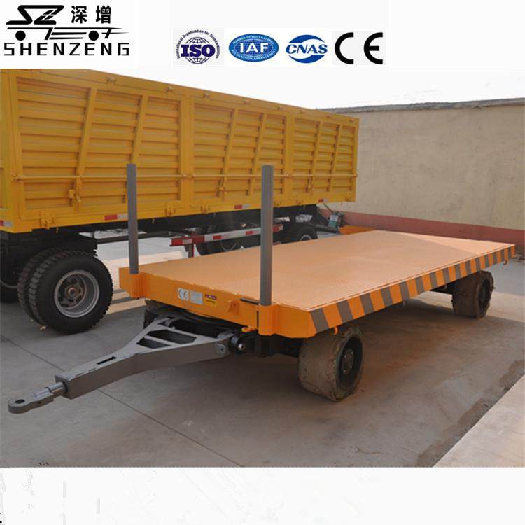 18吨平板拖车场内中专运输工具拖车低平板运输拖车重型平板拖车