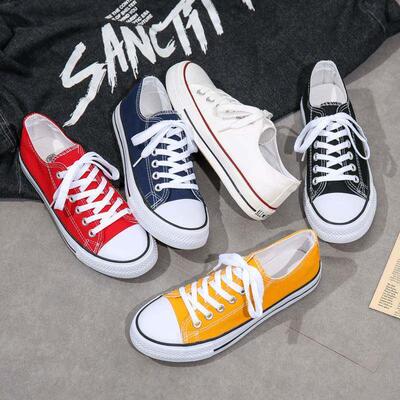 Canvas shoes men casual shoes plus size student skate shoes