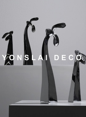 现代简约家居客厅电视柜创意桌面摆件样板房间软装饰品轻奢工艺品