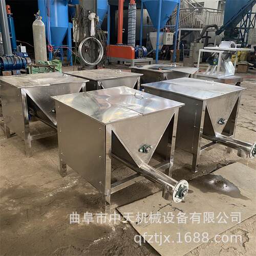 五台不锈钢材质海藻粉螺旋喂料机复合肥料小产量给料机kxxx888