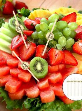 100 Pcs Cocktail Picks for Drinks Toothpicks Fruit
