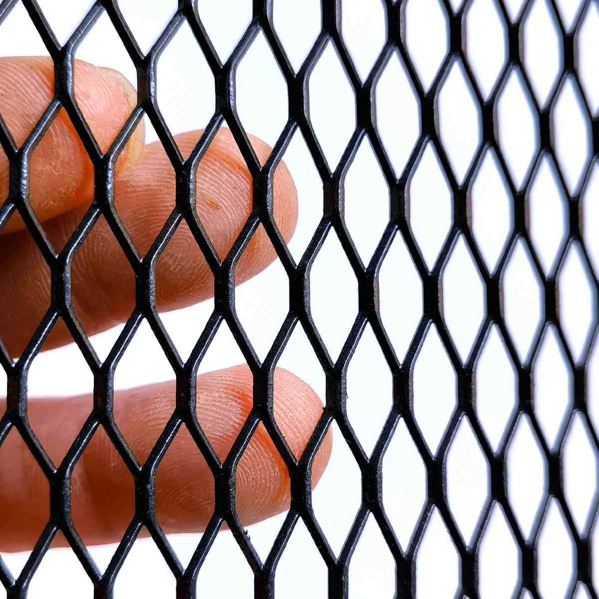 铝合金防鼠网可客制防猫掉落防护网 菱形孔丝网围篱吊顶装饰