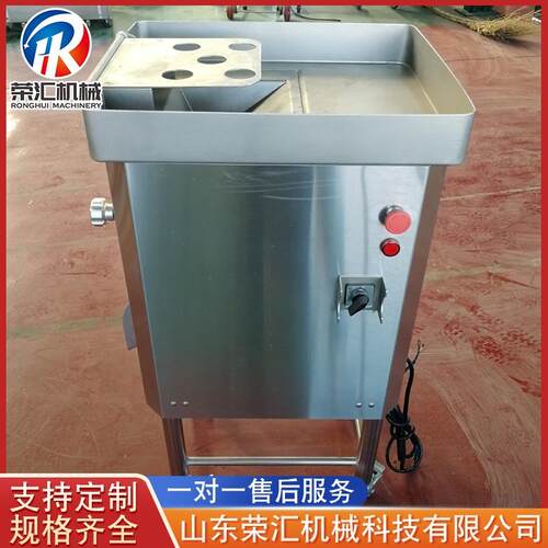 商用全自动五花肉切片机全自动鸡胸切片设备鲜牛肉切片机