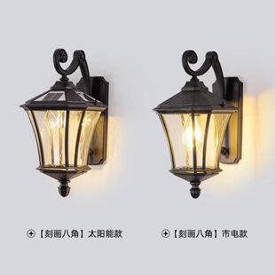太阳能无品牌/壁灯户外防水欧式庭门墅花园阳院台口室别外走廊过