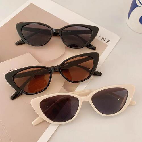 Retro Cat-Eye Sunglasses for Women, Stylish UV Protection, N