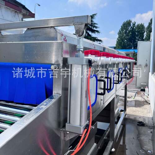高压喷淋滚杠清洗机山西鲜食玉米清洗机即食苞米去须清洗设备