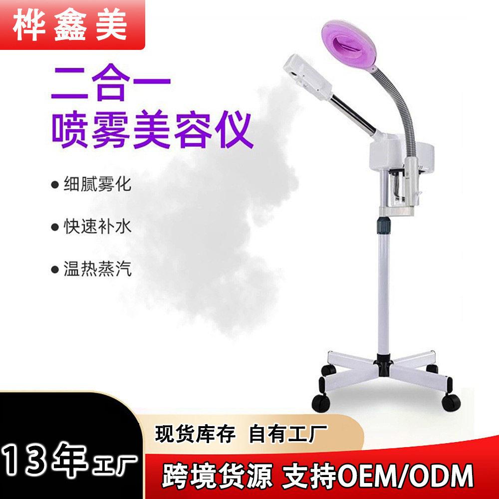工厂管双管注氧仪蒸脸器大出雾可放薰包补水保湿热喷蒸脸仪院用