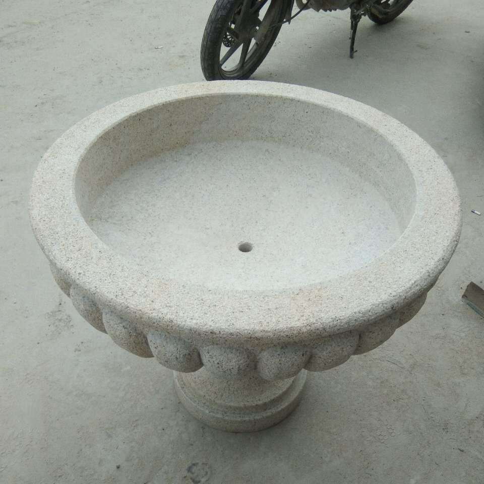 厂家现货 黄绣石花盆高脚落地欧式大花盆别墅庭院花园花钵