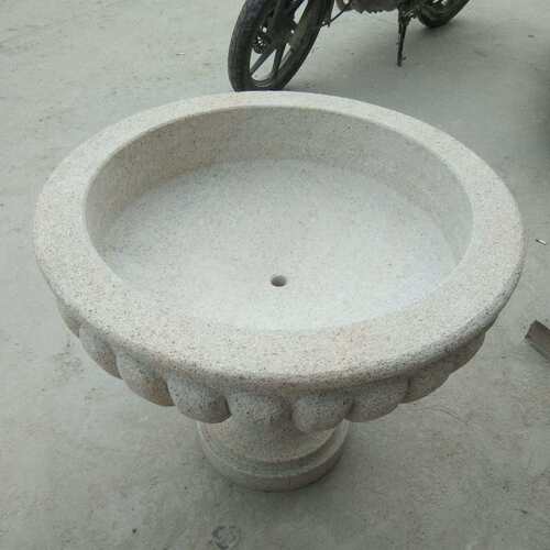 厂家现货 黄绣石花盆高脚落地欧式大花盆别墅庭院花园花钵