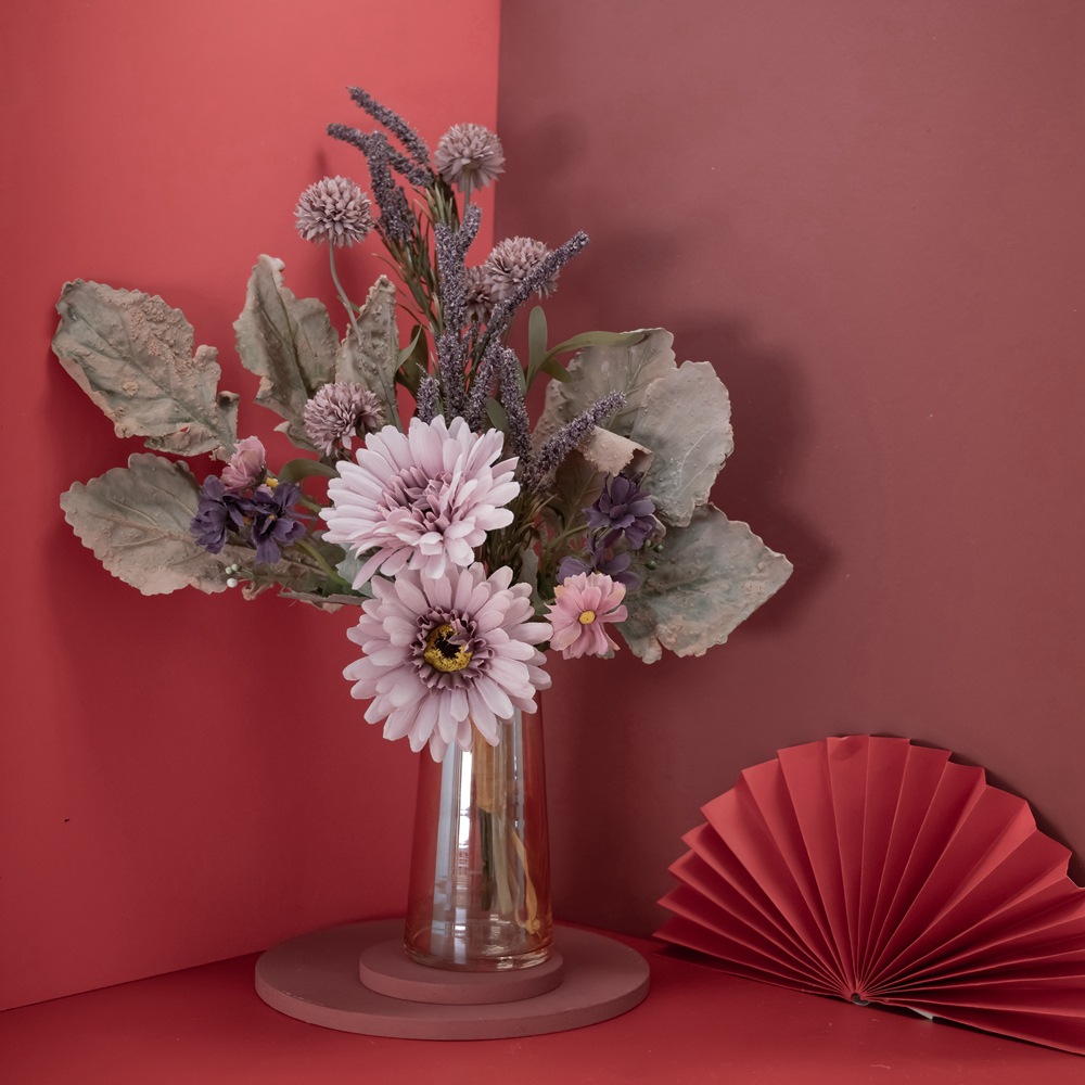 千鹤阳束家居装饰花婚庆仿1真花手捧花束墙饰壁饰跨CCF01014F太01