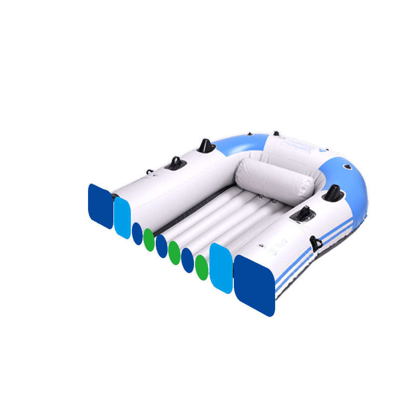 充气船橡皮艇加厚皮划艇折叠钓鱼皮艇橡皮船气垫船硬艇耐磨双人船