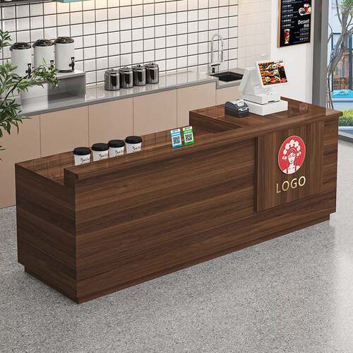 奶茶店收银台吧台商用餐饮水果蛋糕柜台便利店服装超市前台接待桌