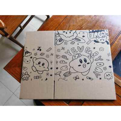 层超DVL硬BE黑色印楞刷递物流发货纸箱快纸五盒包装