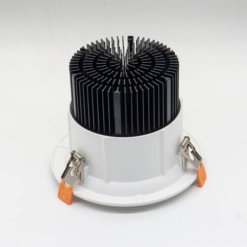 6寸筒灯外壳50W 酒店COB射灯套件 防眩射灯外壳套件50w大功率筒灯