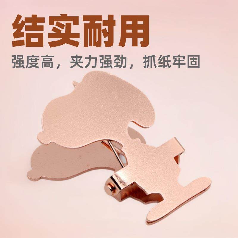 定制卡通造型金属铁夹子创意办公用品长尾夹收纳票据夹燕尾夹
