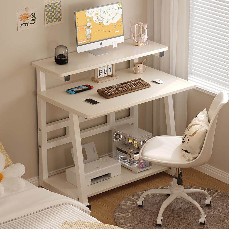 电脑桌台式小户型卧室床边桌现代办公桌子工作台笔记本桌收纳书桌