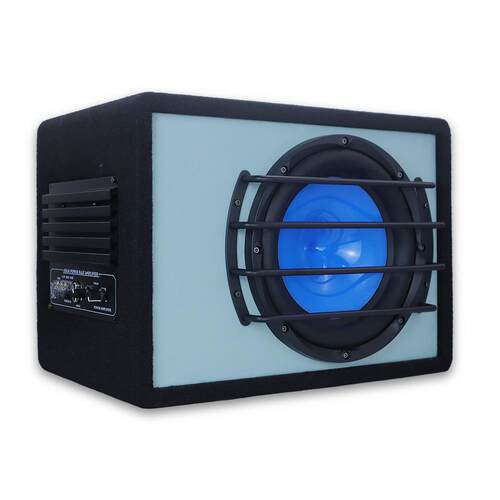 跨境直供汽车音响车载10寸T型位低音炮重低音低音炮12V