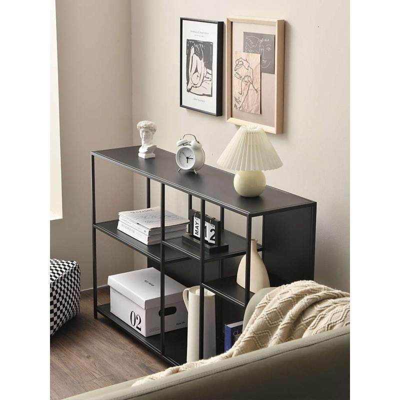 fcins风铁艺落地置物架客厅家用矮书架靠墙网红办公室收纳展示架,住宅家具,书架,淘宝优惠券,粉丝福利购,淘宝优惠卷